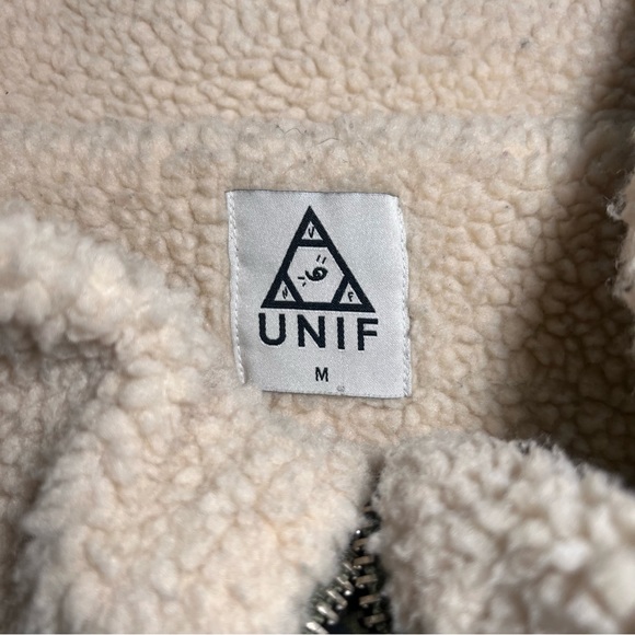 UNIF Sherpa Lined Bomber Jacket size M - Picture 11 of 12